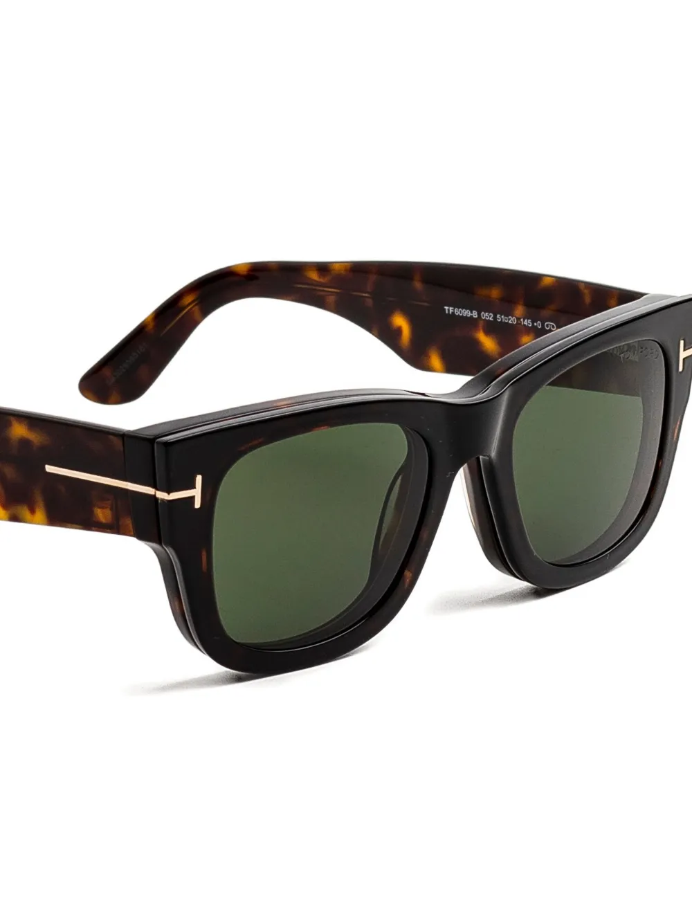 TOM FORD Eyewear Edel clip-on bril Bruin