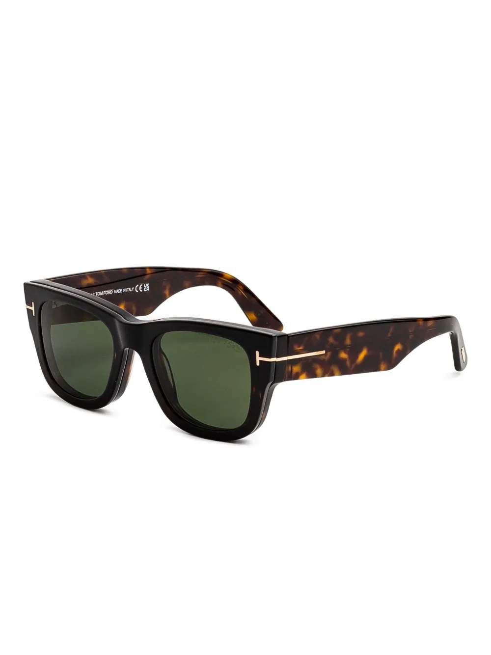 TOM FORD Eyewear Edel clip-on bril Bruin