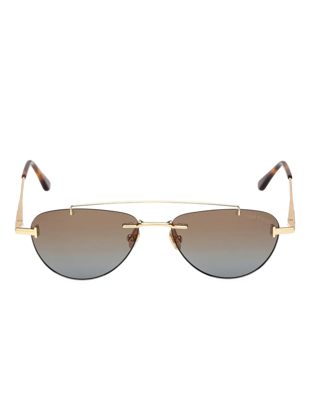 Tom Ford Pilot-frame Sunglasses In Gold