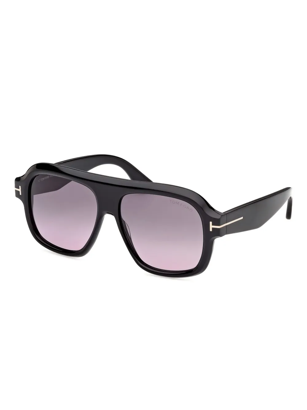 TOM FORD Eyewear Zonnebril met piloten montuur - Zwart