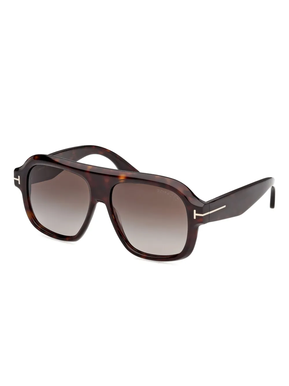 TOM FORD Eyewear Zonnebril met piloten montuur - Bruin