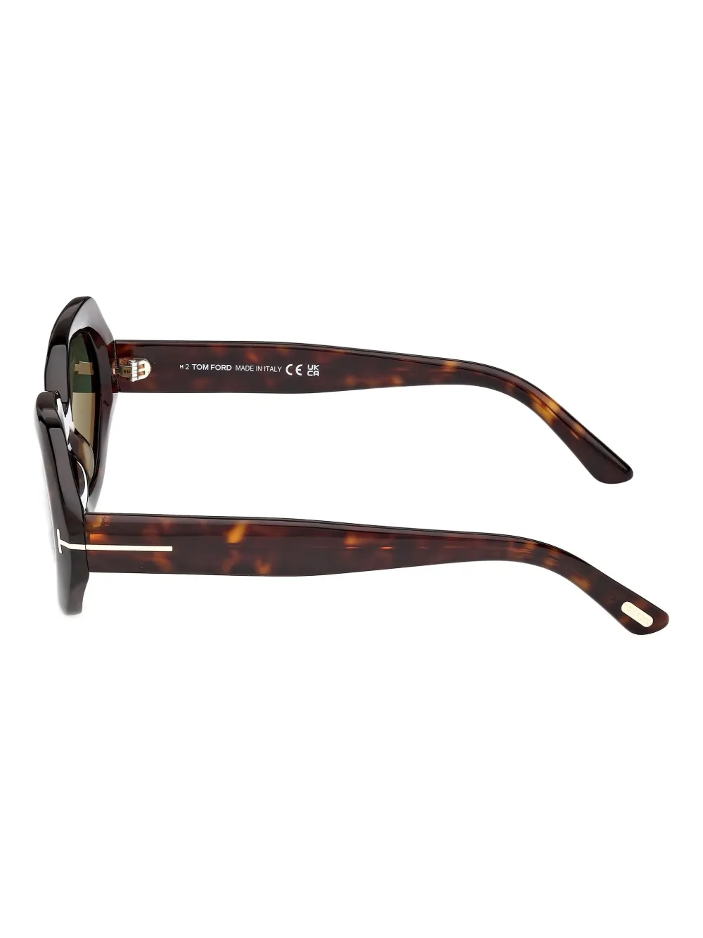 Tom Ford Geometric-frame Sunglasses In Green