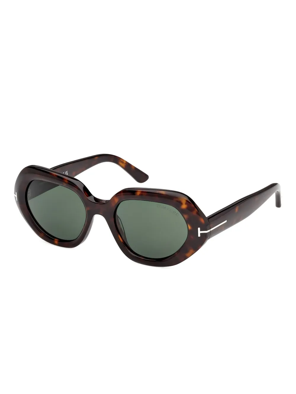 TOM FORD Eyewear Zonnebril met geometrisch montuur - Bruin