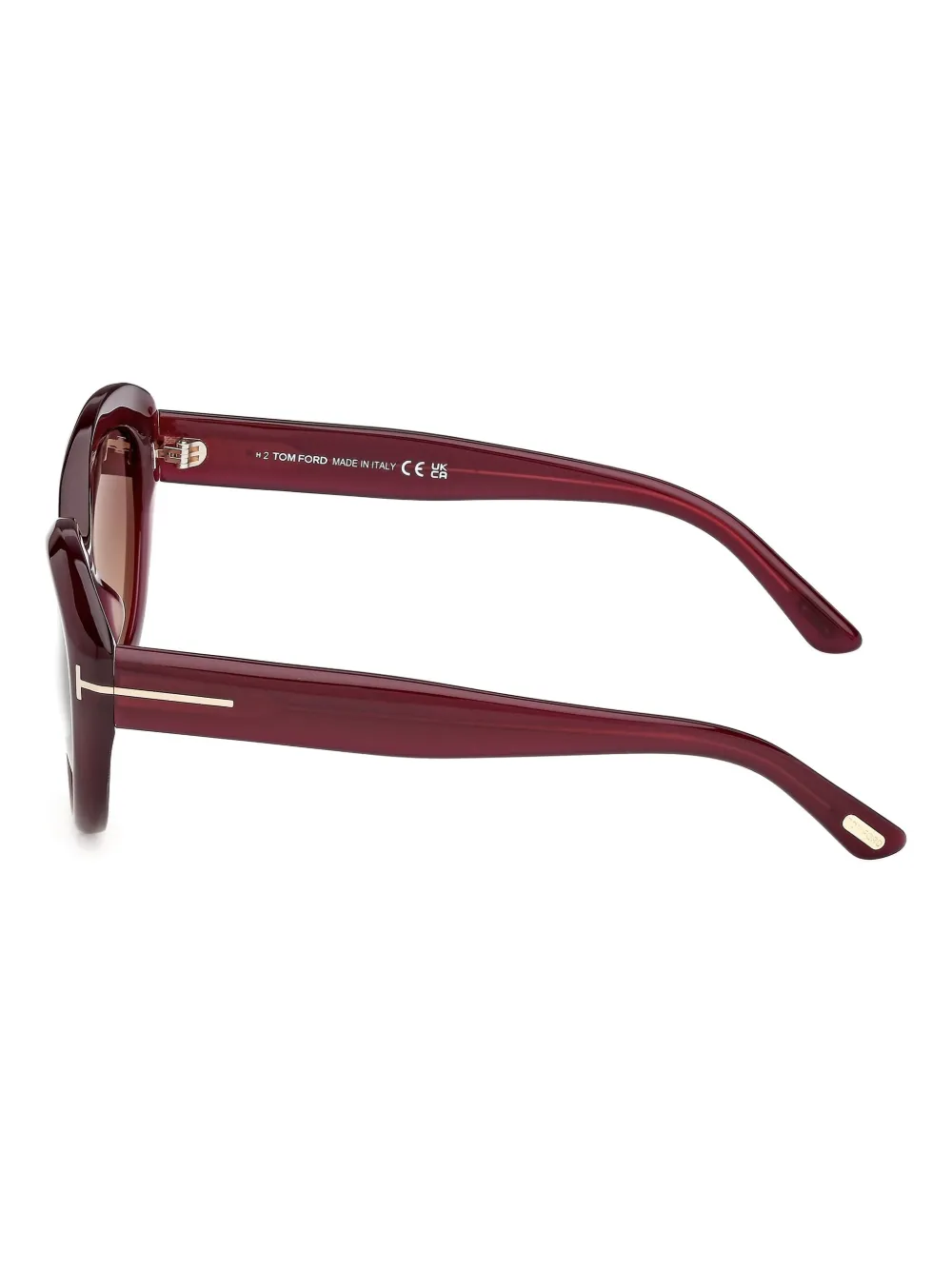 Tom Ford Cat-eye Frame Sunglasses In Burgundy