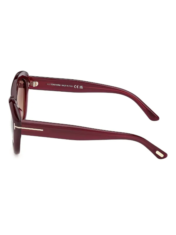 TOM FORD Eyewear キャットアイ サングラス | レッド | FARFETCH JP