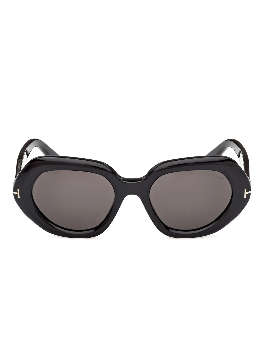 Tom Ford Geometric-frame Sunglasses In Black