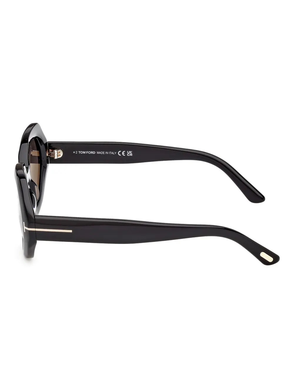 Tom Ford Geometric-frame Sunglasses In Black
