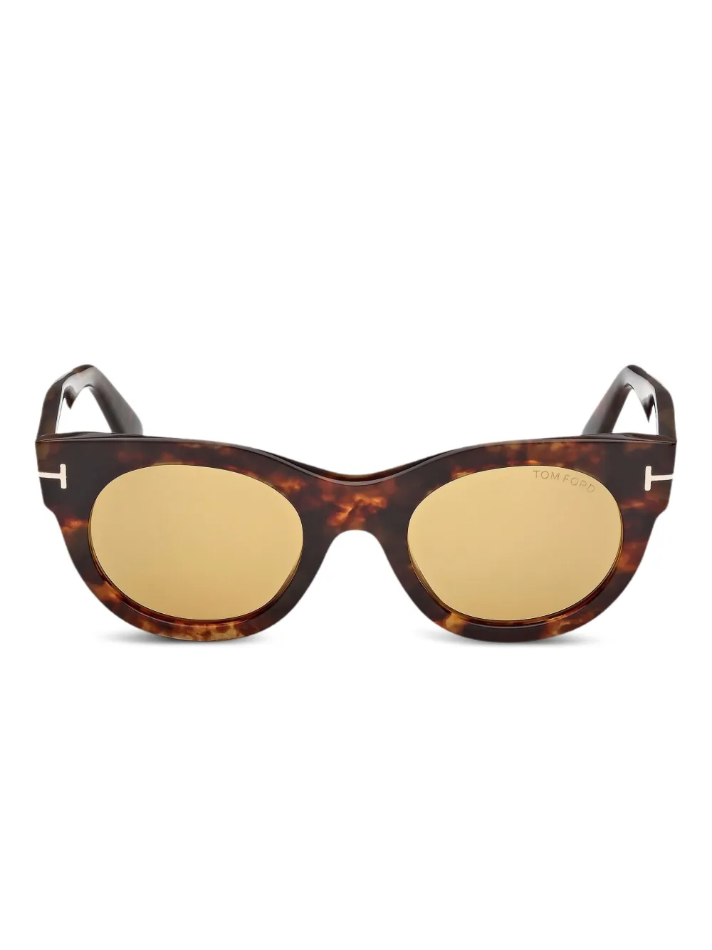 TOM FORD Eyewear round-frame sunglasses - Marrone