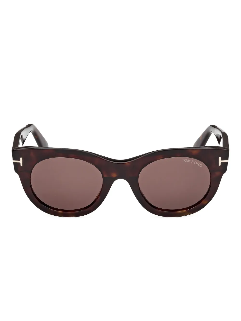 Tom Ford Round-frame Sunglasses In Brown