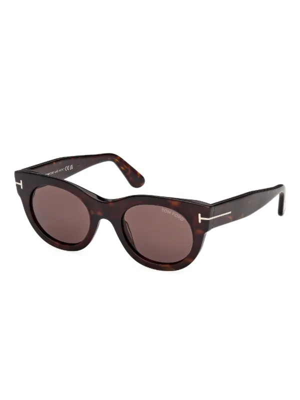 TOM FORD Eyewear キャットアイ サングラス | ブラウン | FARFETCH JP