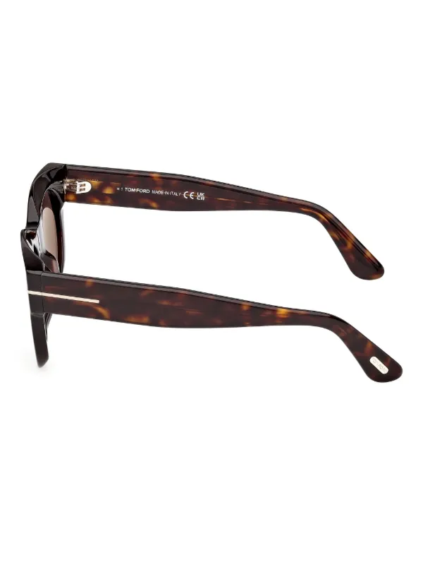 TOM FORD Eyewear キャットアイ サングラス | ブラウン | FARFETCH JP