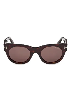 TOM FORD Eyewear キャットアイ サングラス | ブラック | FARFETCH JP