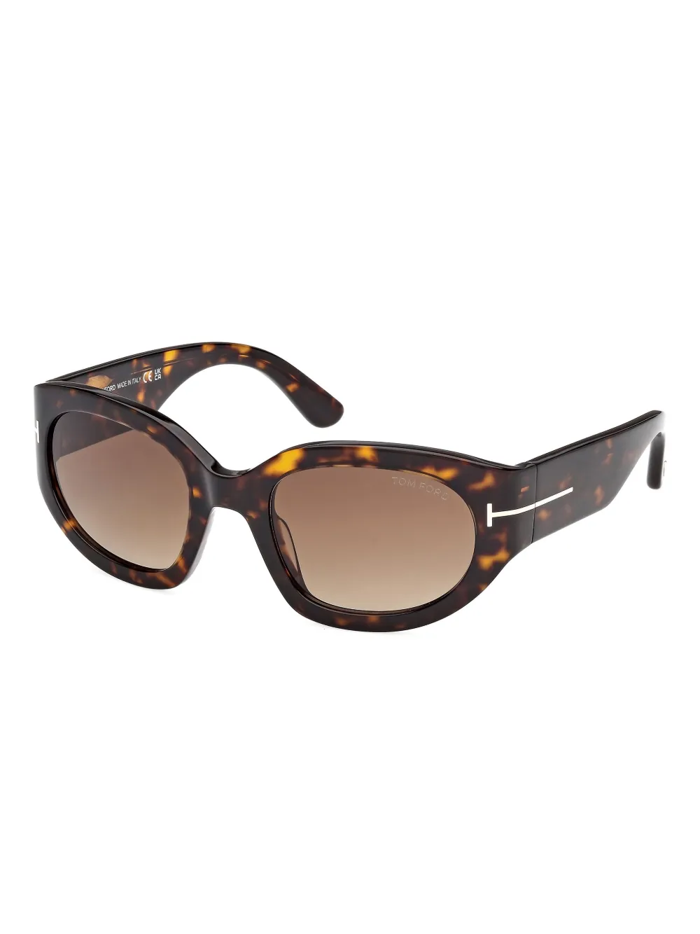 TOM FORD Eyewear Zonnebril met cat-eye montuur - Bruin