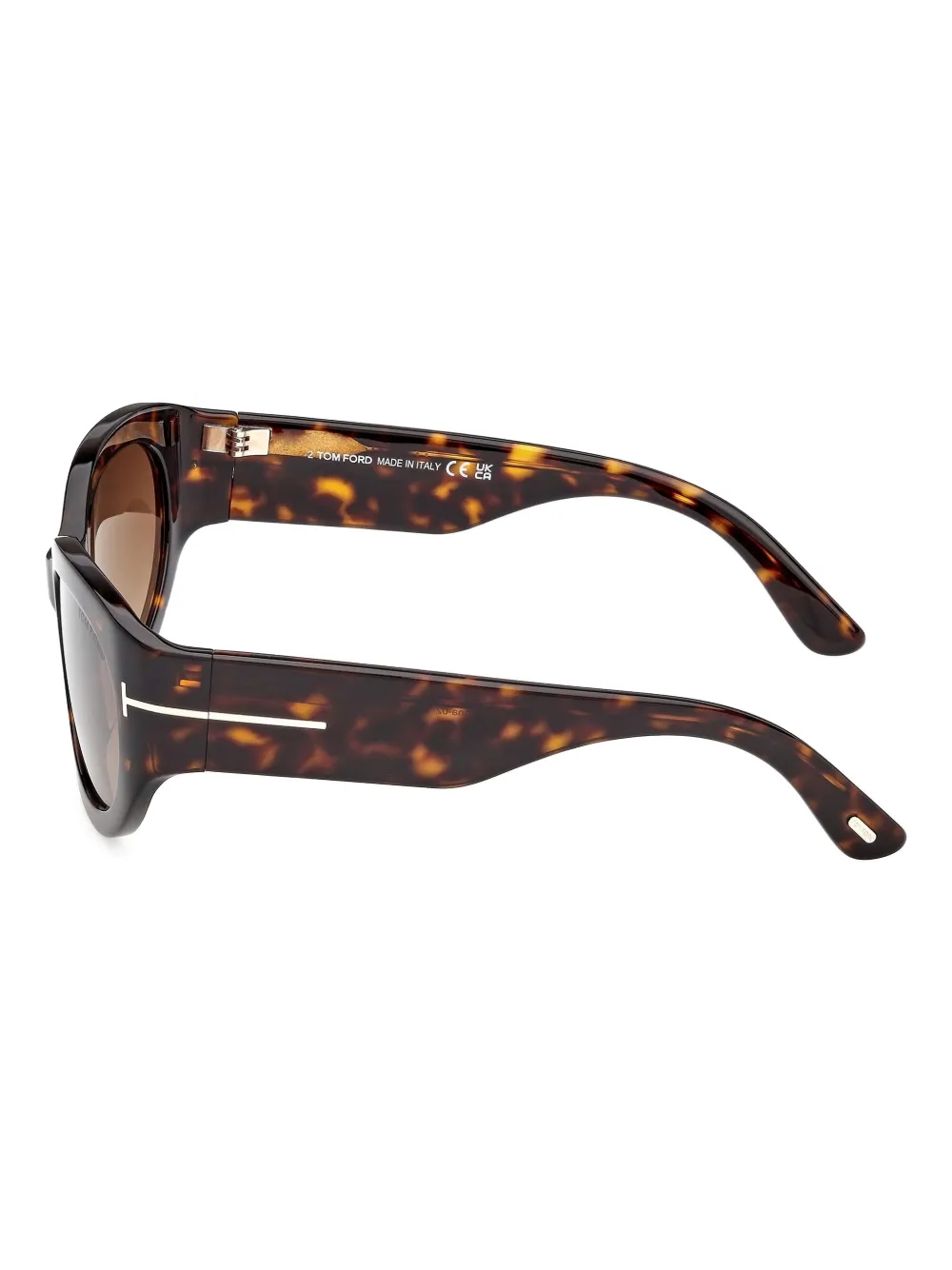 Tom Ford Eyewear Rectangular Frame Sunglasses In Brown