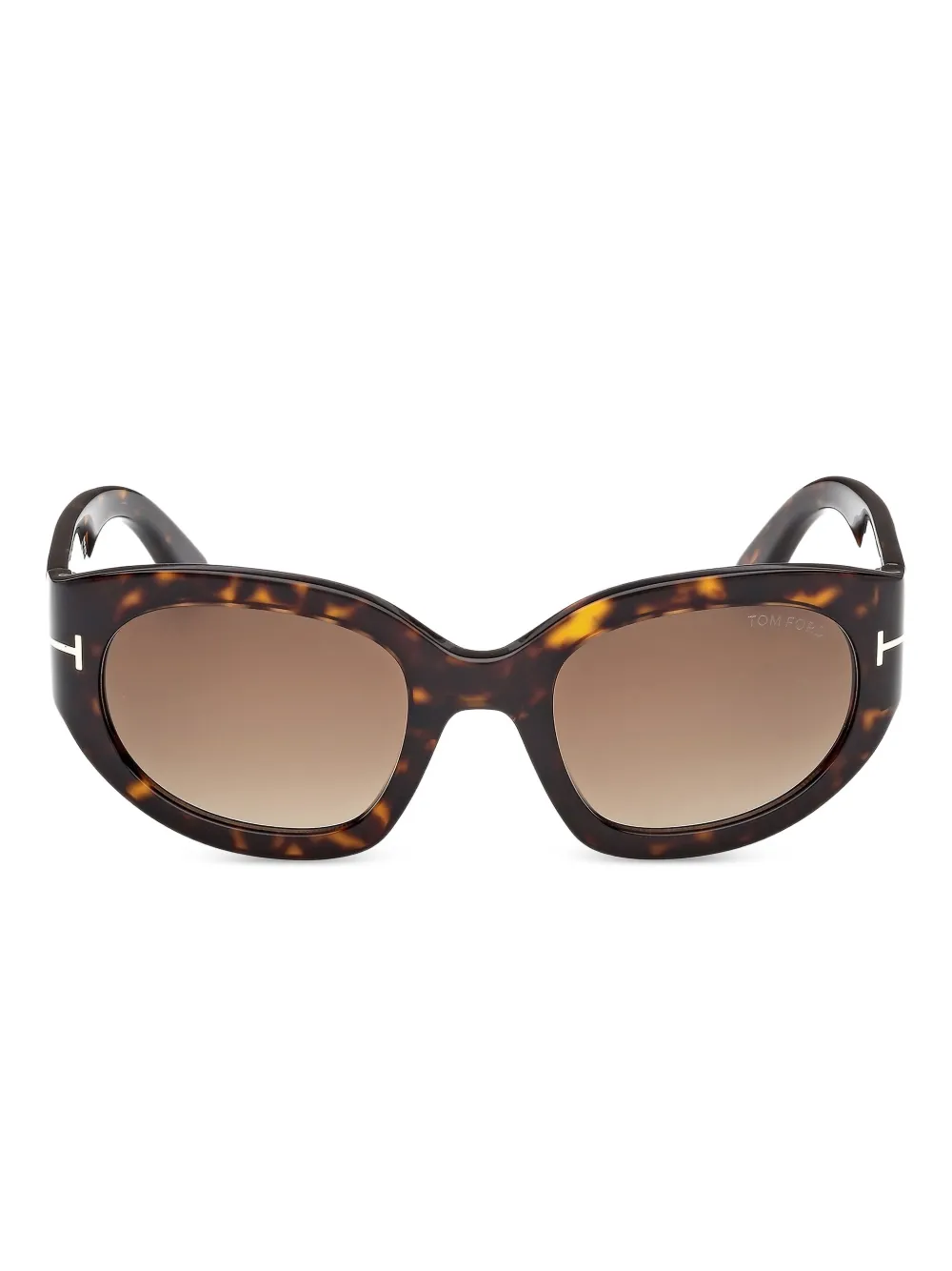 TOM FORD Eyewear cat-eye frame sunglasses - Marrone