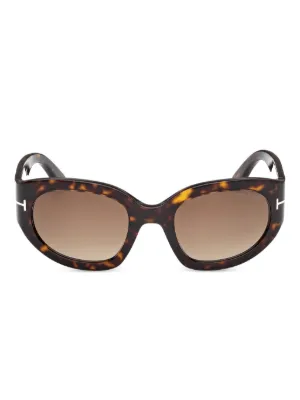 TOM FORD Eyewear キャットアイ サングラス | ブラウン | FARFETCH JP