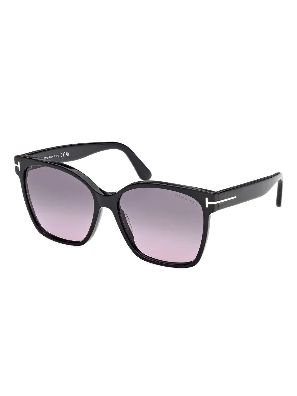 TOM FORD Eyewear Zonnebril met vierkant montuur - Zwart