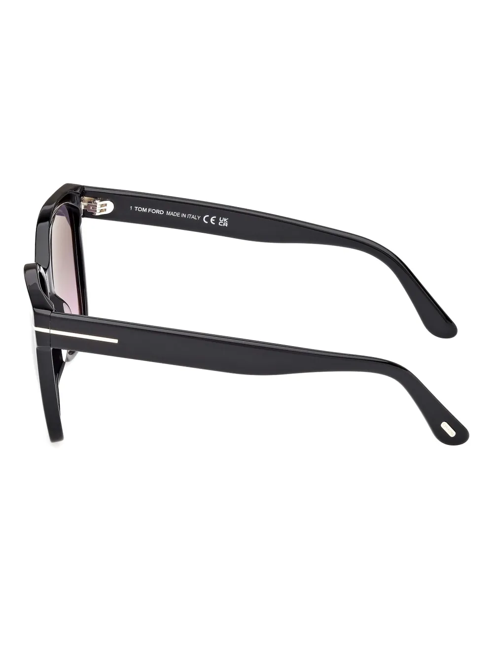 Tom Ford Eyewear Butterfly Frame Sunglasses In Brown