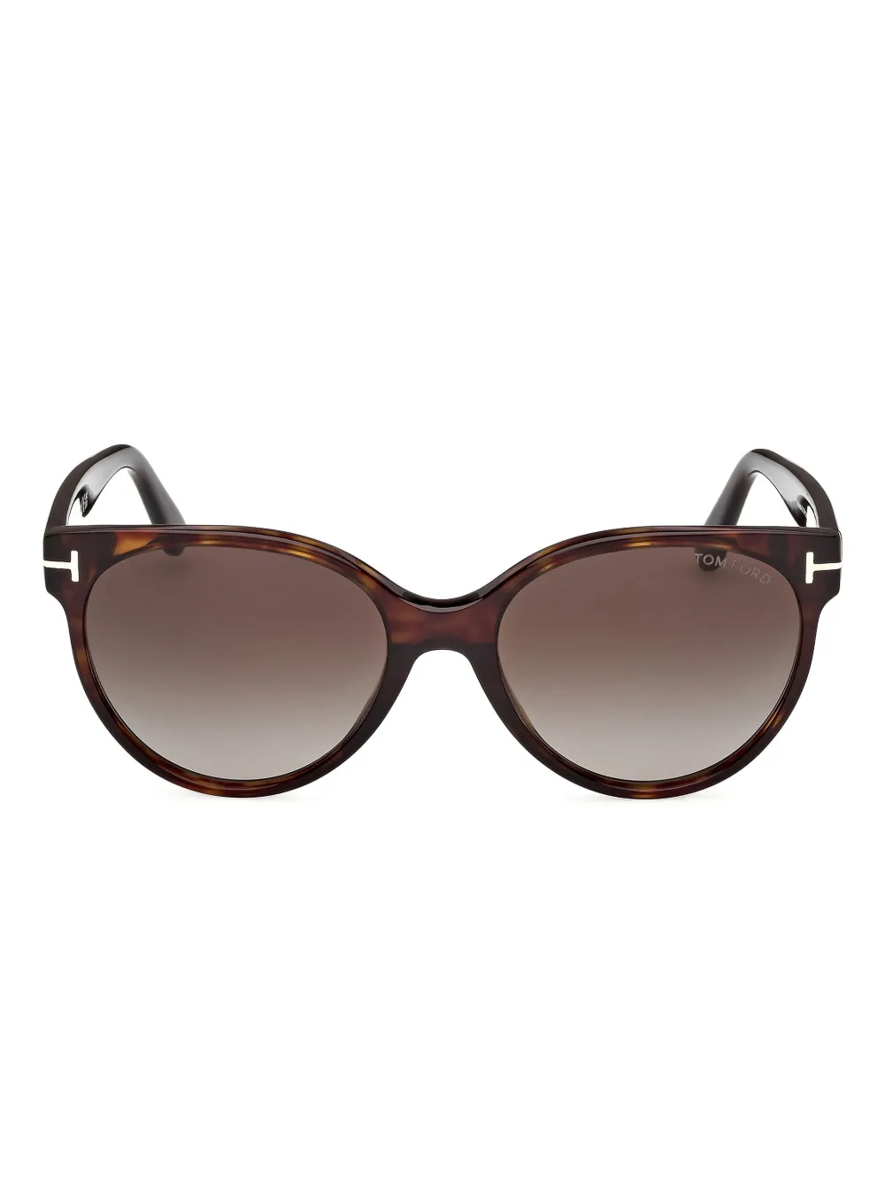 Tom Ford Eyewear Tallulah Round Frame Sunglasses In Brown