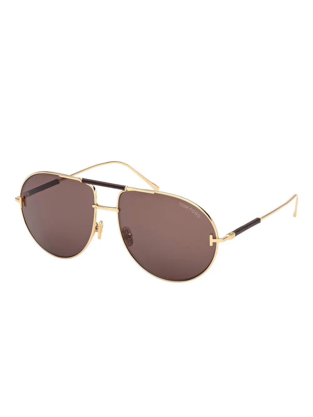 TOM FORD Eyewear Zonnebril met piloten montuur - Goud