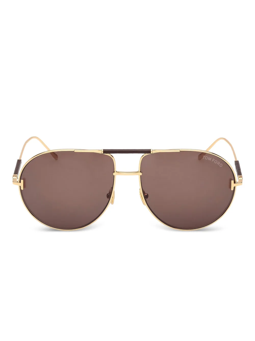 TOM FORD Eyewear pilot-frame sunglasses | Gold | Image 1
