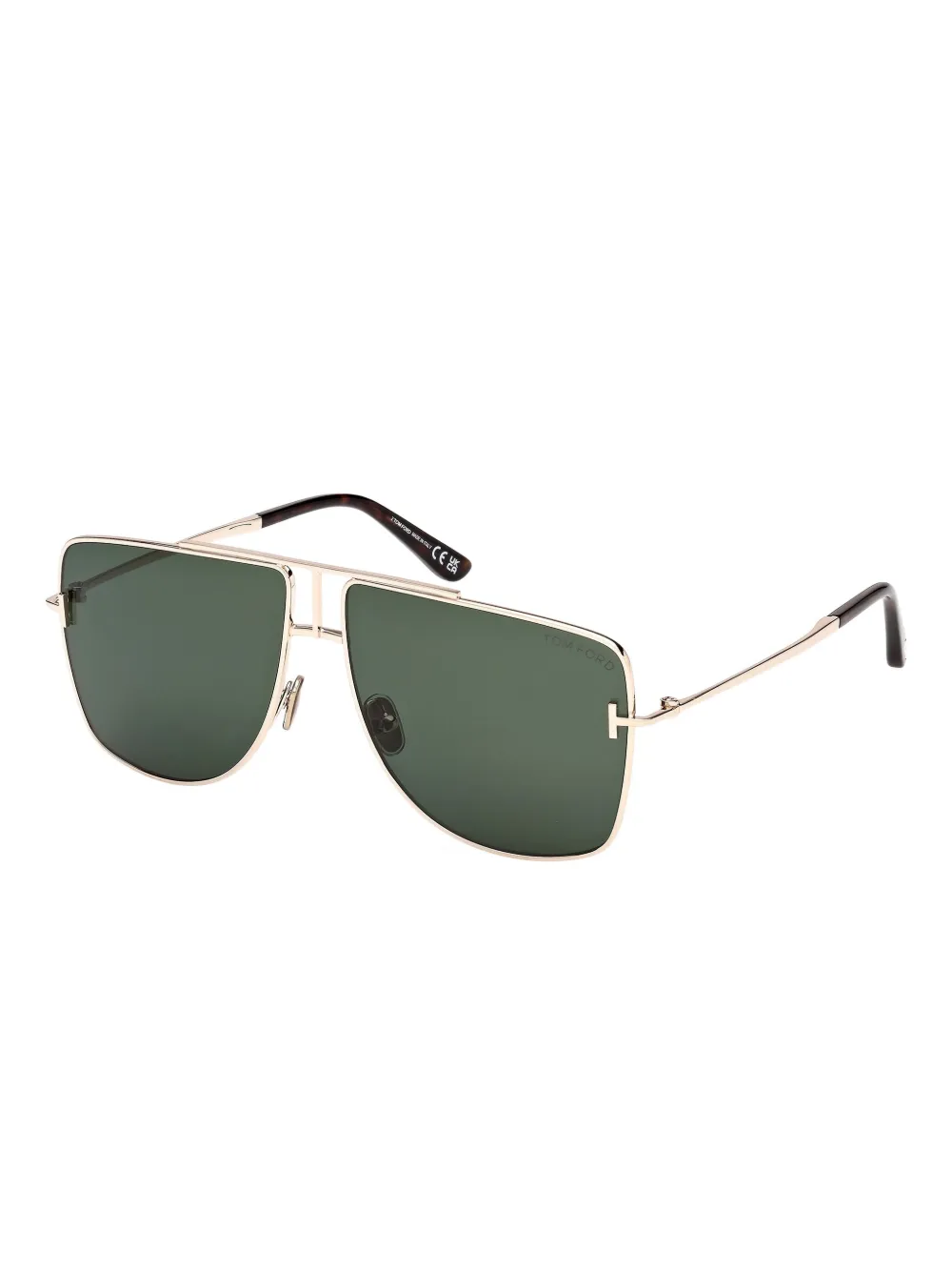 TOM FORD Eyewear Zonnebril met geometrisch montuur - Goud