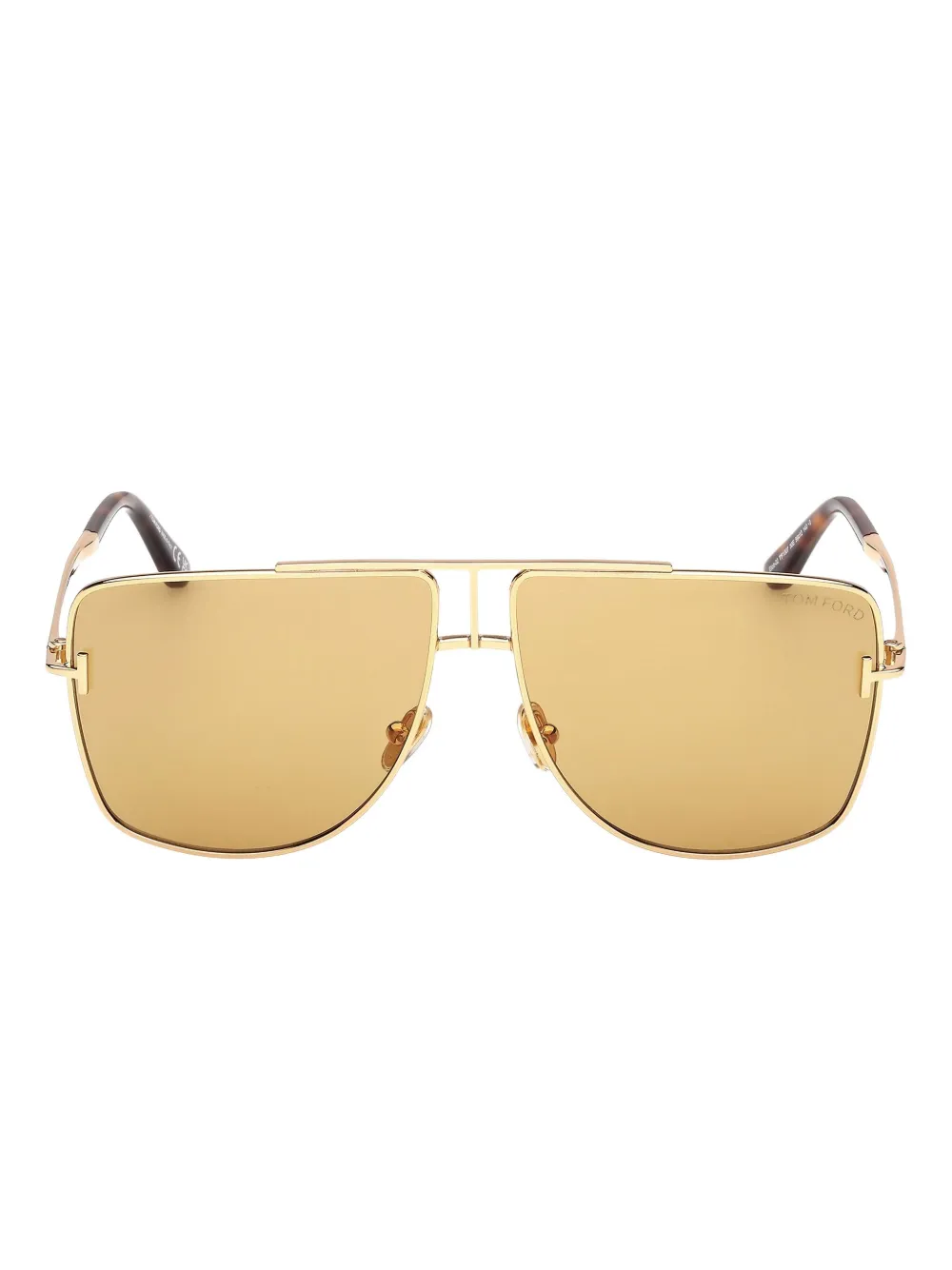 Tom Ford Pilot Frame Ft1307 Sunglasses In Gold