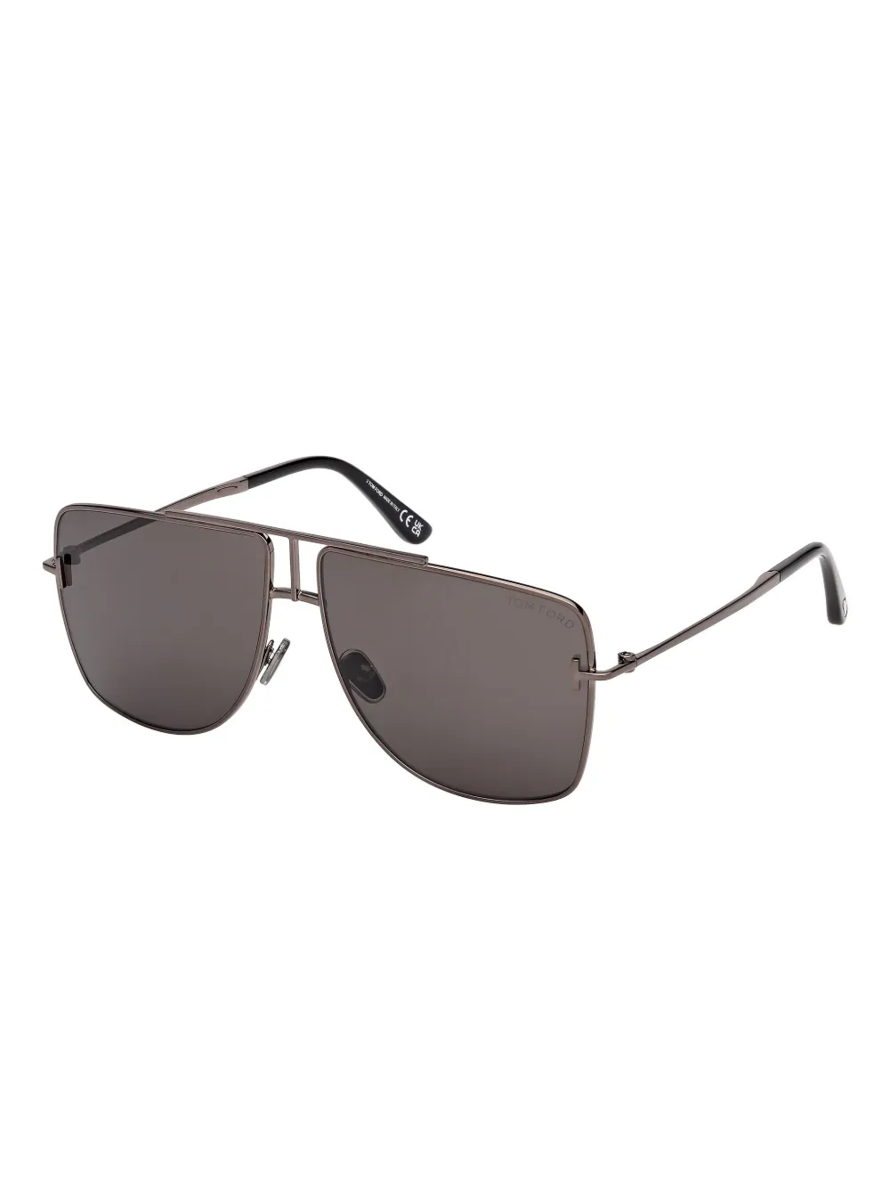 TOM FORD Eyewear Zonnebril met piloten montuur - Zwart