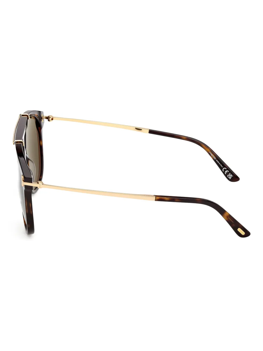 Tom Ford Pilot-frame Sunglasses In Brown