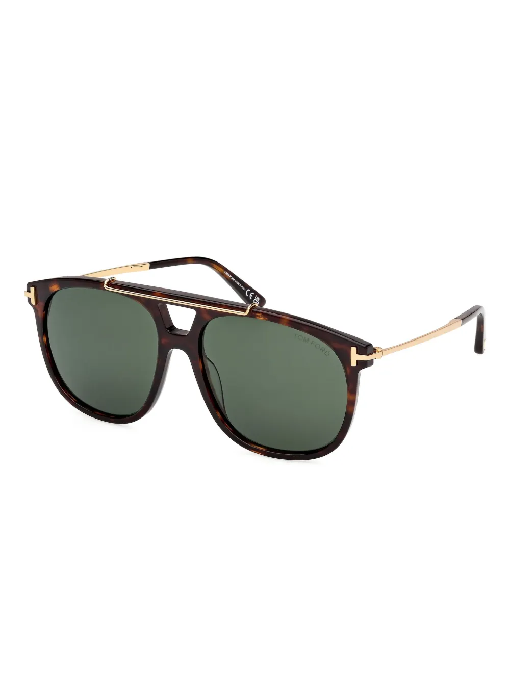 TOM FORD Eyewear Zonnebril met piloten montuur - Bruin