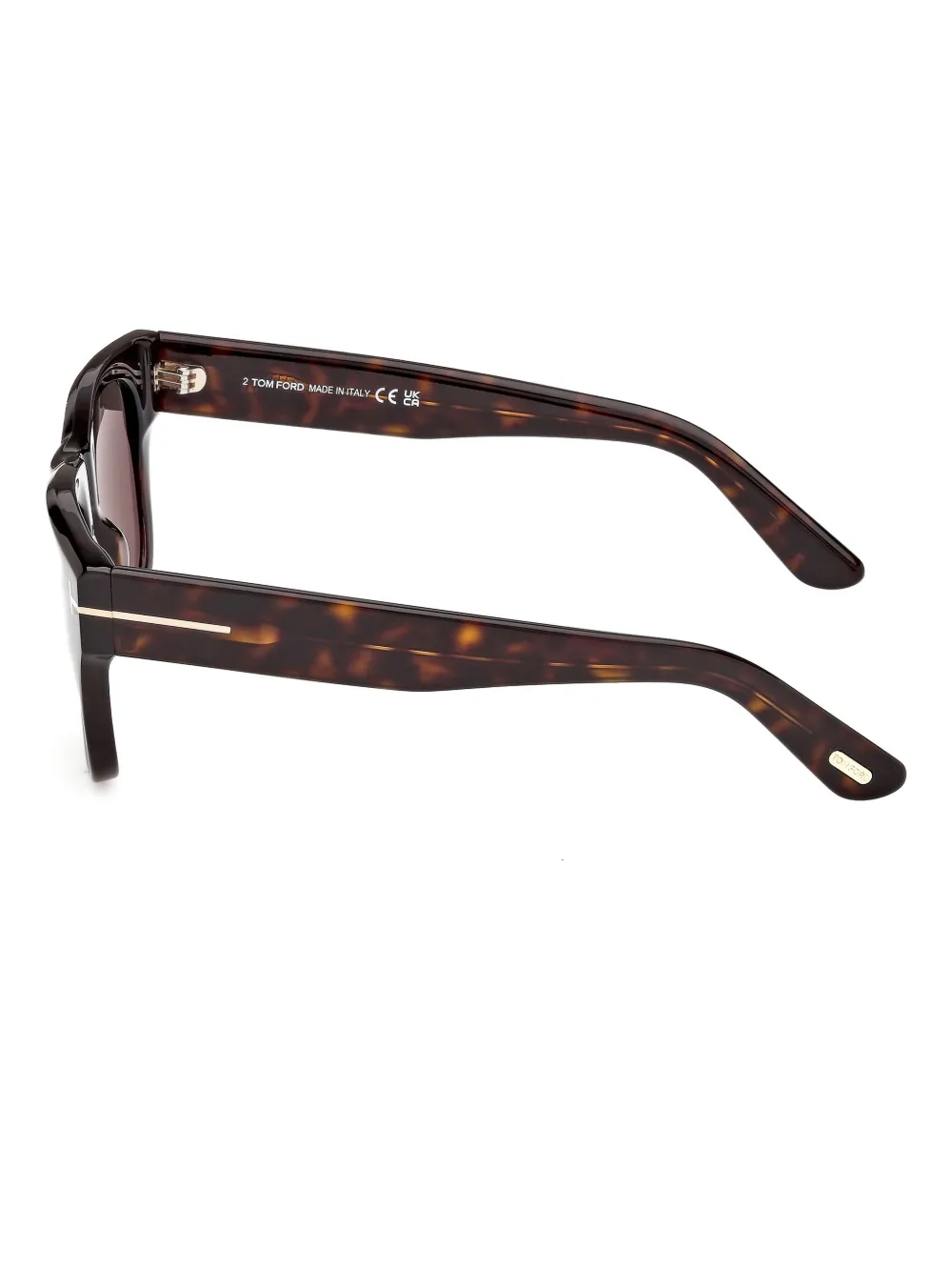 TOM FORD Eyewear Zonnebril met vierkant montuur Bruin