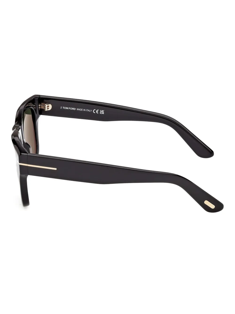 TOM FORD Eyewear Zonnebril met vierkant montuur Zwart