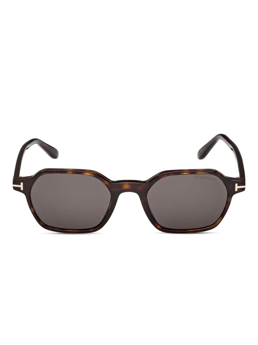 TOM FORD Eyewear geometric frame sunglasses | Brown | Image 1