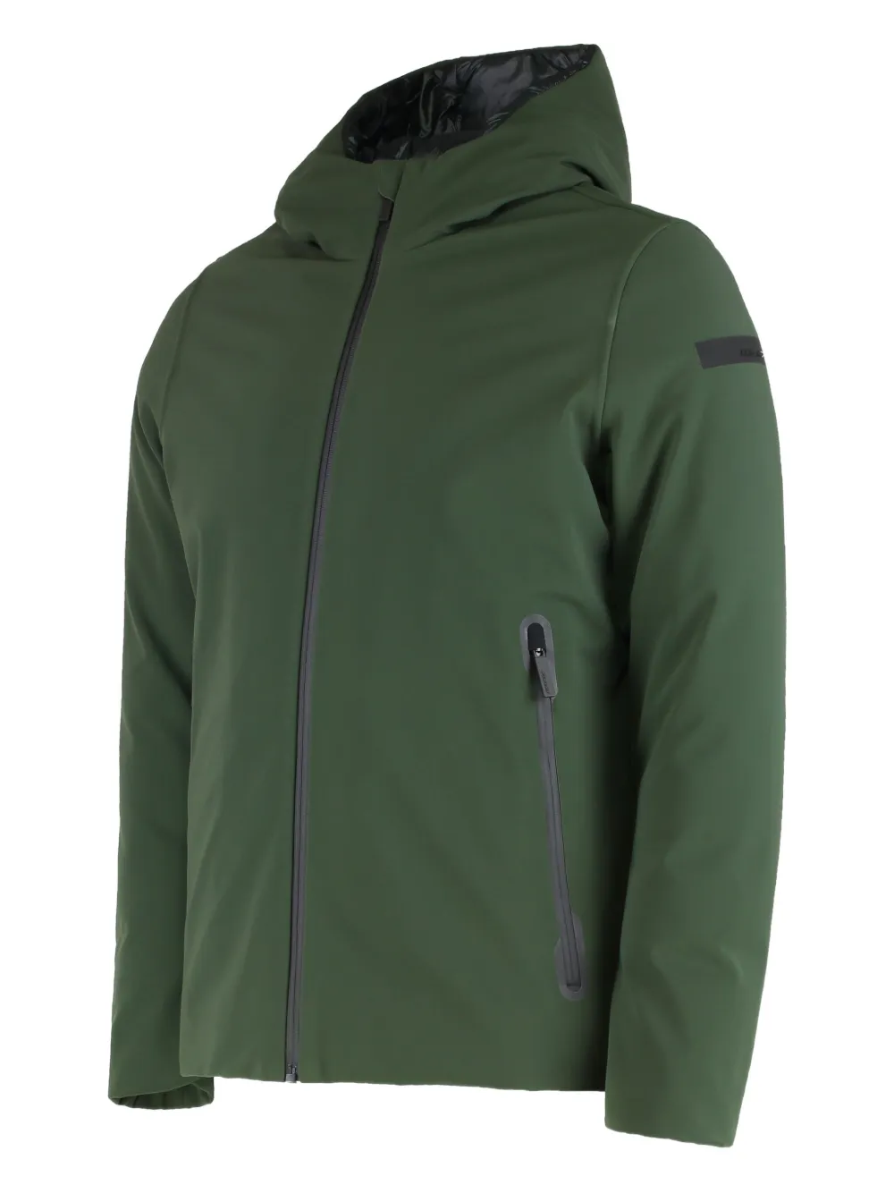 Rrd Technical Fabric Jacket With Hood In Green