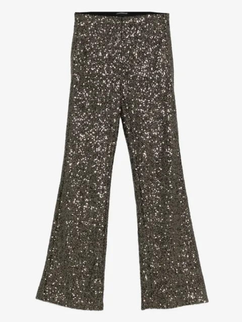 Luisa Cerano pantalon évasé à sequins