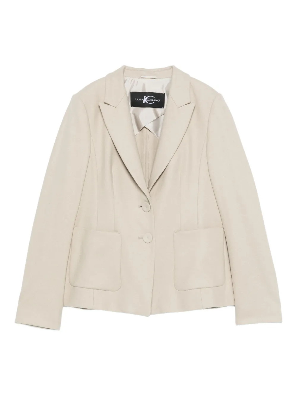 Luisa Cerano blazer con bolsillos y solapas de pico | neutro | Image 1