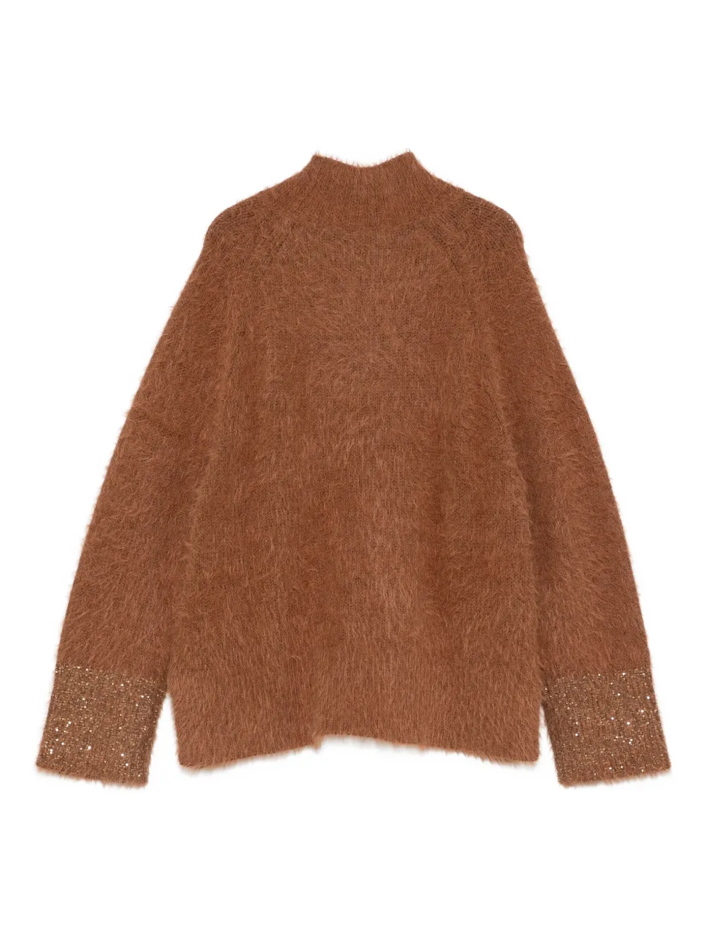 Luisa Cerano sequined-cuffs knitted sweater | Knitted Sweaters | Image 2