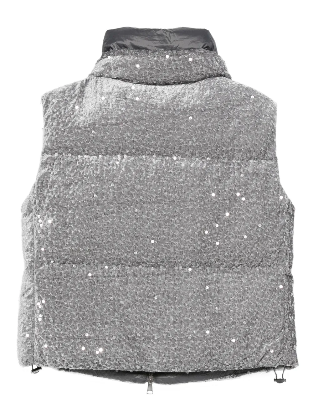 Luisa Cerano sequin padded gilet | Down Jackets | Image 2