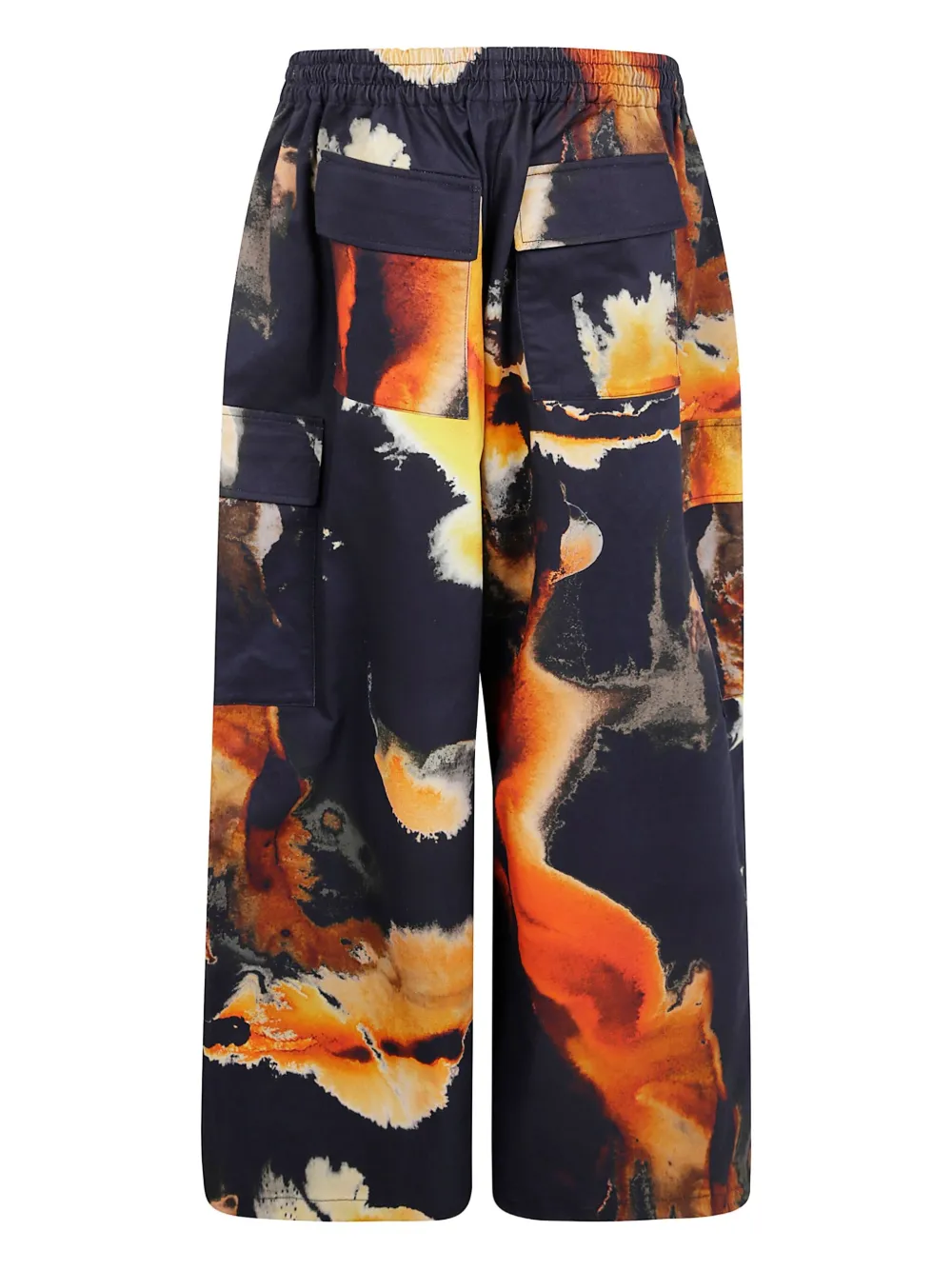 Y-3 abstract-pattern trousers | Straight-Leg Pants | Image 2