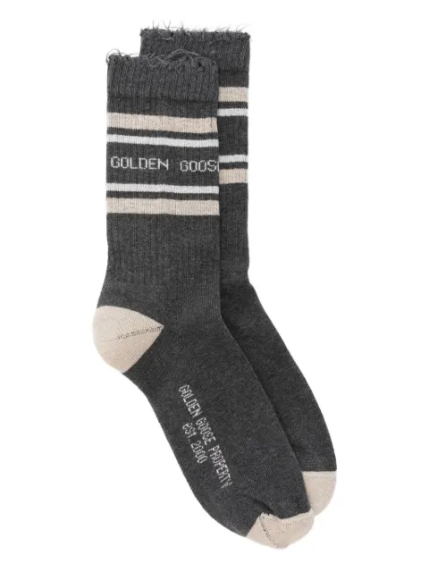Golden Goose calcetines tejidos de canalé