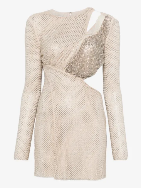Self-Portrait cut-out mini dress