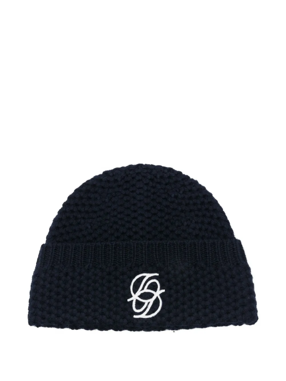 Drôle De Monsieur logo-embroidered beanie - Blu