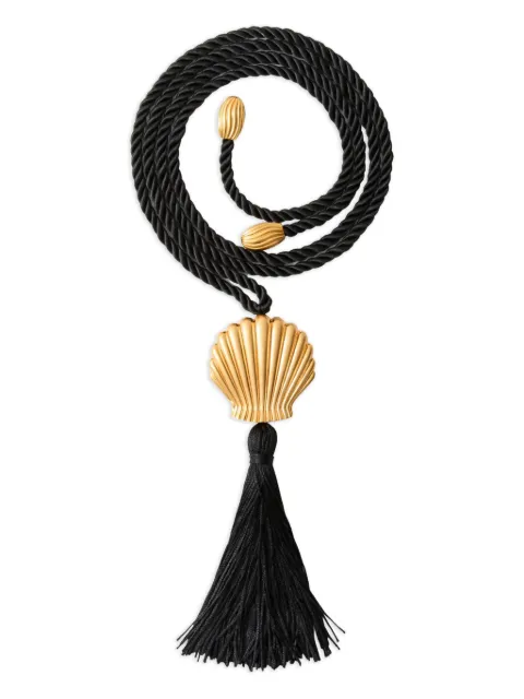 JULIETTA Éze shell tassel necklace
