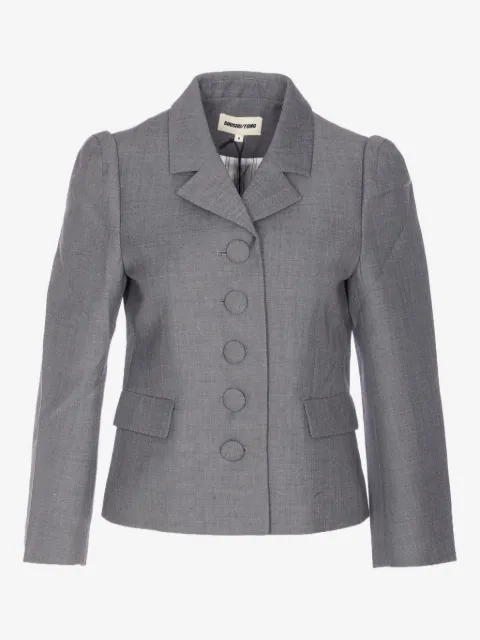 SHUSHU/TONG lapel button jacket