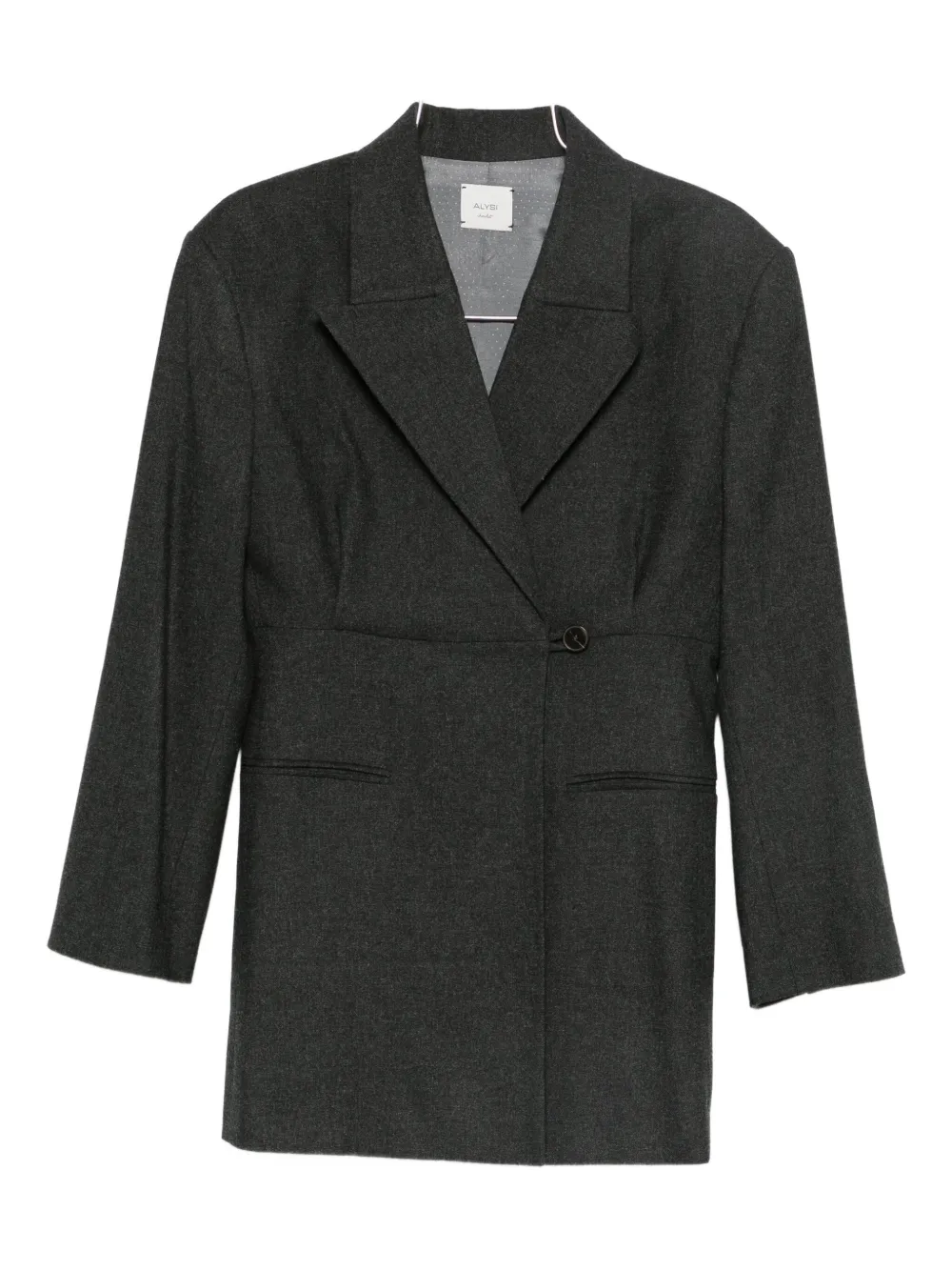 Alysi buttoned coat | Black | Image 1