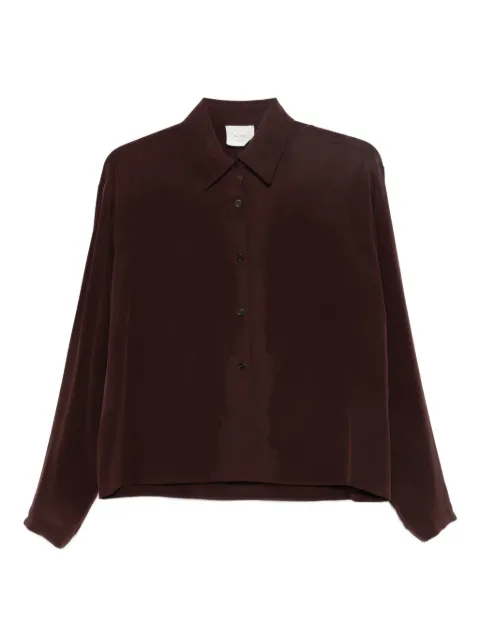 Alysi camisa con cuello de pico