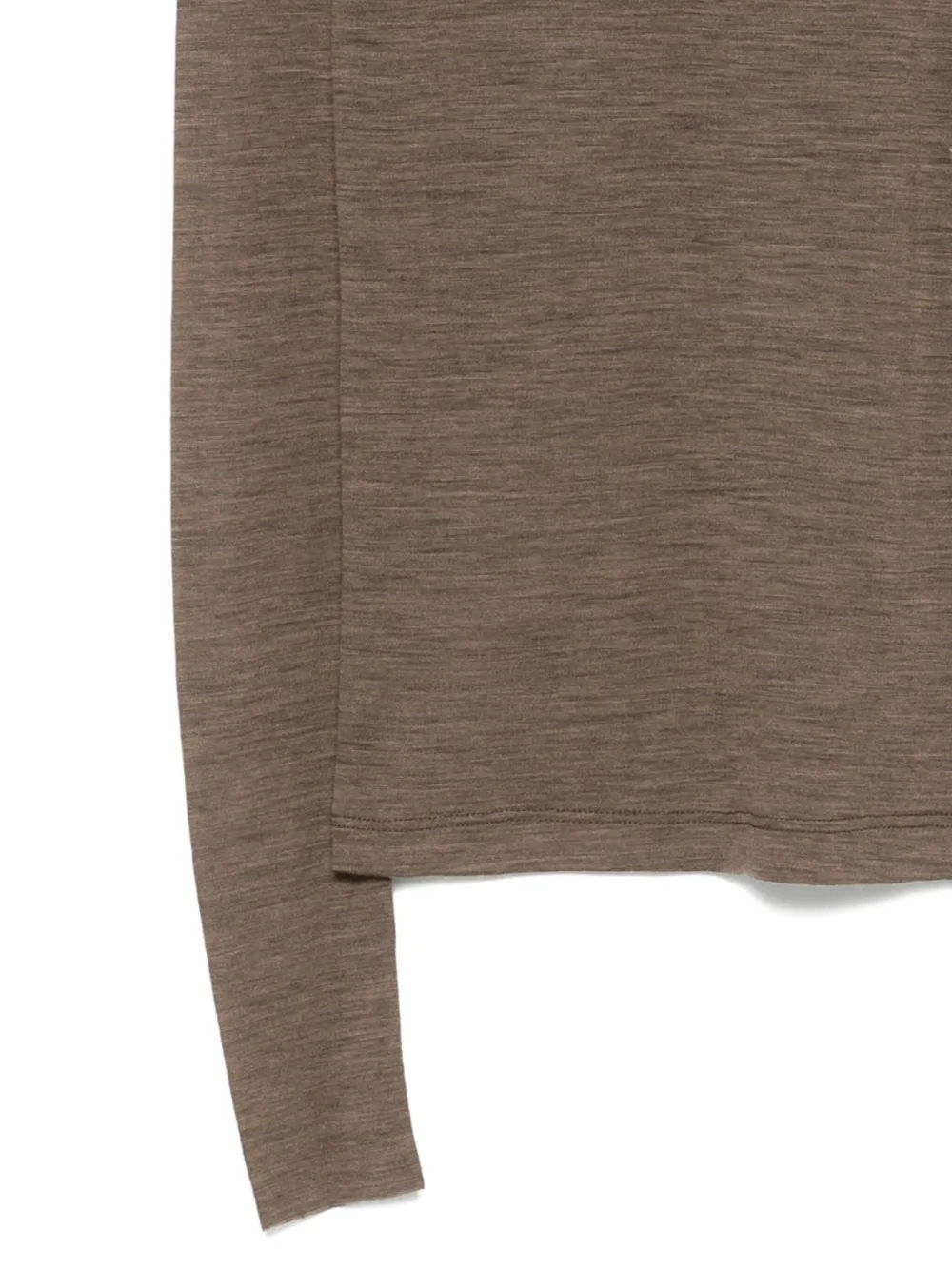 Alysi Mock-neck Sweater In Brown