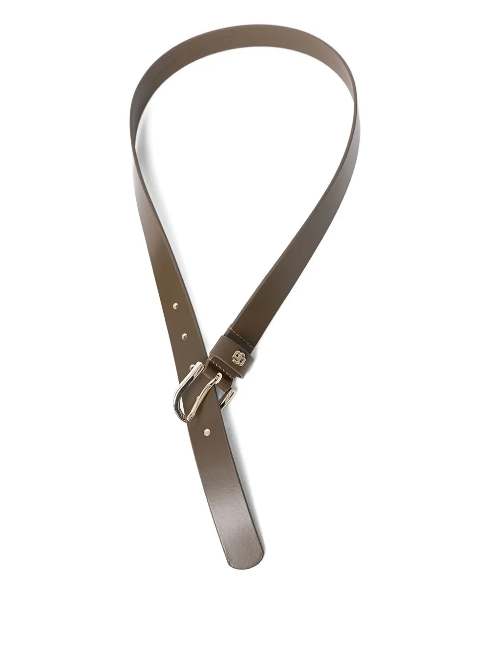 Hugo Boss Logo-plaque Buckle Belt In Blue