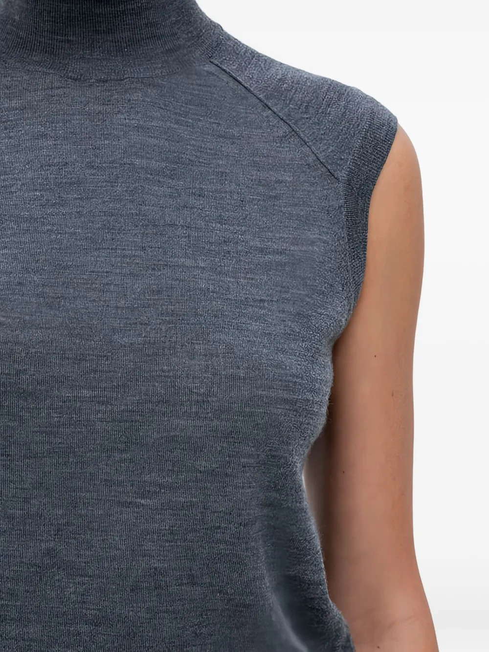 BOSS Hemd met hoge hals Grijs