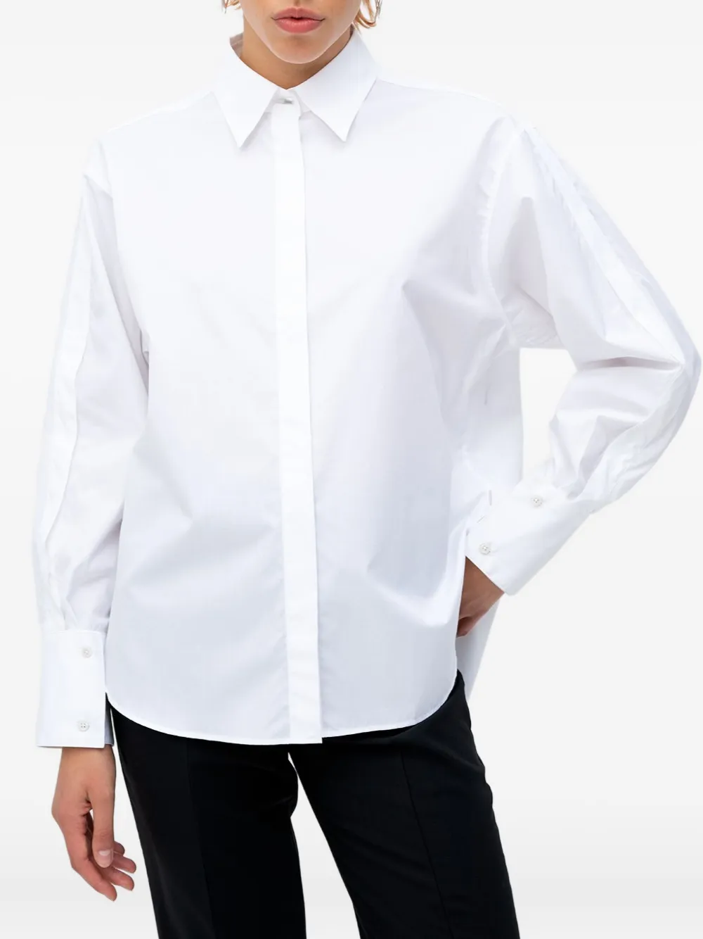 BOSS camisa de algodón | blanco | Image 1